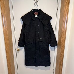 Outback Trading Co Oilskin Duster #2040 Low Rider Vintage Western Black Mens XL